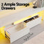 LED TV Unit & Coffee Table Set Storage Cabinet White