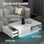 LED TV Unit & Coffee Table Set Storage Cabinet White