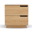 Artiss 2X Bedside Table 2 Drawers Nightstand Pine