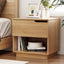 Artiss Bedside Table 1 Drawer 1 Shelf Nightstand Pine