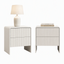Artiss 2x Bedside Table 2 Drawers - Beige