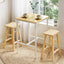 Bar Table Counter Height Kitchen High Dining Desk Pub 60x92cm Modern Pine