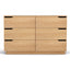 Artiss 6 Chest of Drawers Dresser Table Pine
