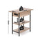 Coffee Table Side Bedside End Table Charging Station Flip-Top Storage 60cm Wood