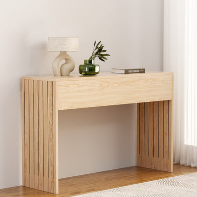 Artiss Console Table Hallway Fluted 120CM Pine