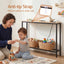 Console Table Entryway Hallway Display Desk Charging Station Wood
