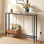 Console Table Entryway Hallway Display Desk Charging Station Wood