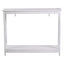 Console Table Entryway Hallway Display 2-Tier Narrow Sofa Table 100CM White