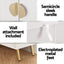 Shoe Cabinet Bench Set Adjustable Shelf Hallway Living Room White