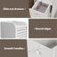 2X Bathroom Toilet Storage Cabinet Laundry Tallboy Cupboard