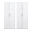 2x Buffet Sideboard Cabinet Pantry Hutch Kitchen Storage Organiser White
