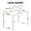 Console Table 110CM White