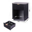 Artiss Bedside Table with 1 Drawer Side Table Black Nightstand
