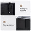 6-Tier Bookshelf Display Cabinet Storage Black