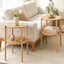 Artiss Set of 2 End Tables Coffee Table 2-Tier Round Wood