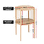 Artiss Set of 2 End Tables Coffee Table 2-Tier Round Wood