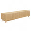 TV Unit Entertainment Unit Storage Cabinet 180cm Pine