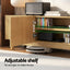 TV Unit Entertainment Unit Storage Cabinet 180cm Pine