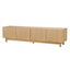TV Unit Entertainment Unit Storage Cabinet 180cm Pine