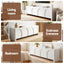 Artiss TV Unit Entertainment Unit Storage Cabinet Adjustable Shelf 180cm White