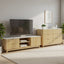 TV Unit & Chest of Drawers Set Solid Wood Legs Pine