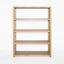 Carfu Wooden Shelf 45x150x200 Natural