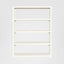 Carfu Wooden Shelf 45x150x200 White