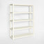 Carfu Wooden Shelf 45x150x200 White