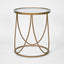 Palais Round Side Table Gold