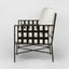 Sheffield 2 seater White Cushion Armchair Lounge -Outdoor