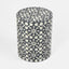 Adina Bone Inlay Side Table Grey/White