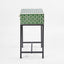 Stella Bone Inlay Bedside Table Green/White