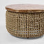 Naves Coffee Table with teak top small
