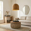 Naves Coffee Table with teak top small