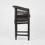Livingstone Bar Stool Black/Black Cushion - Outdoor Under-Cover
