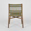 Wategos Teak Dining Chair Olive Green -Outdoor