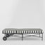 Sheffield Sunlounge Outdoor Iron B/W Stripe Cushion