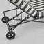 Sheffield Sunlounge Outdoor Iron B/W Stripe Cushion