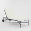 Sheffield Sunlounge Outdoor with White Cushion