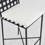 Sheffield Bar Stool Outdoor with White Cushion