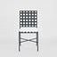 Sheffield Dining Chair Outdoor with White Cushion