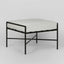 Sheffield Ottoman Outdoor White Cushion