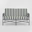 Sheffield Sofa Outdoor 2 Seater B/W Stripe Cushions