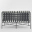 Sheffield Sofa Outdoor 2 Seater B/W Stripe Cushions