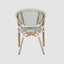 Cannes Outdoor Aluminium Armchair Green & White