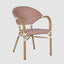 Cannes Outdoor Aluminium Armchair Red & White