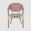 Cannes Outdoor Aluminium Armchair Red & White