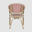 Cannes Outdoor Aluminium Armchair Red & White