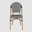 Cannes Outdoor Aluminium Chair Black & White