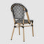Cannes Outdoor Aluminium Chair Black & White